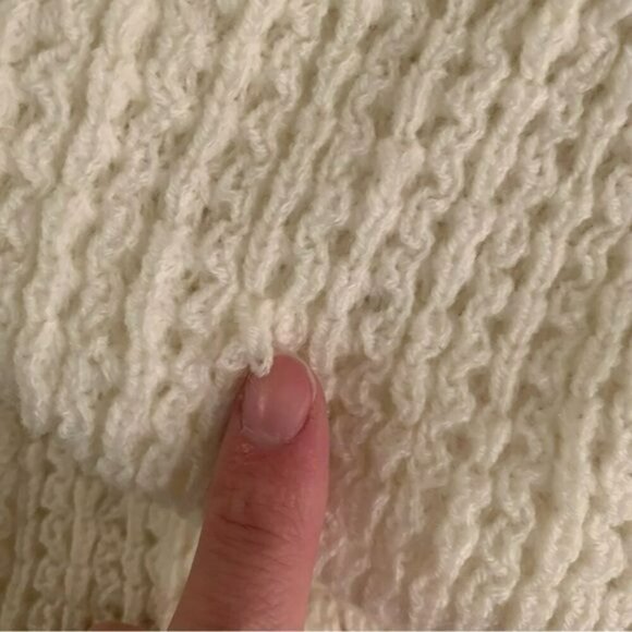 Tots fifth Avenue baby girls hooded white knit cardigan -24M - Picture 3 of 7